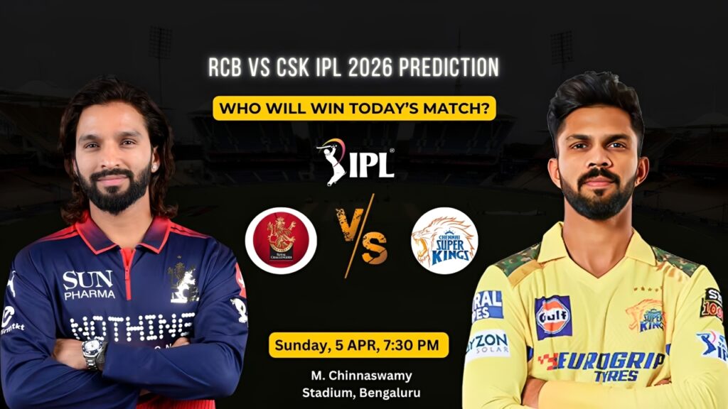 RCB vs CSK IPL 2026