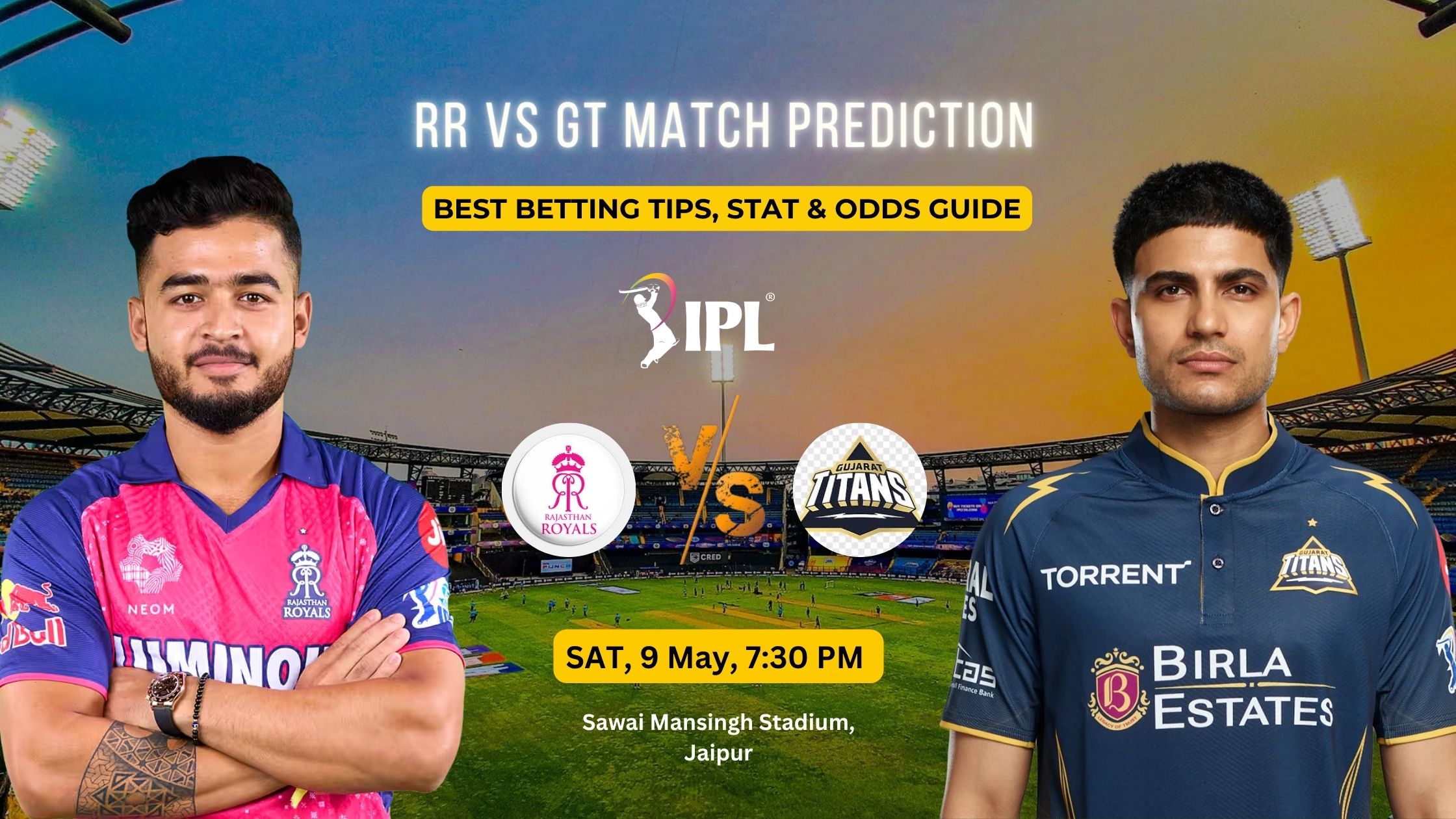 RR vs GT Match Prediction