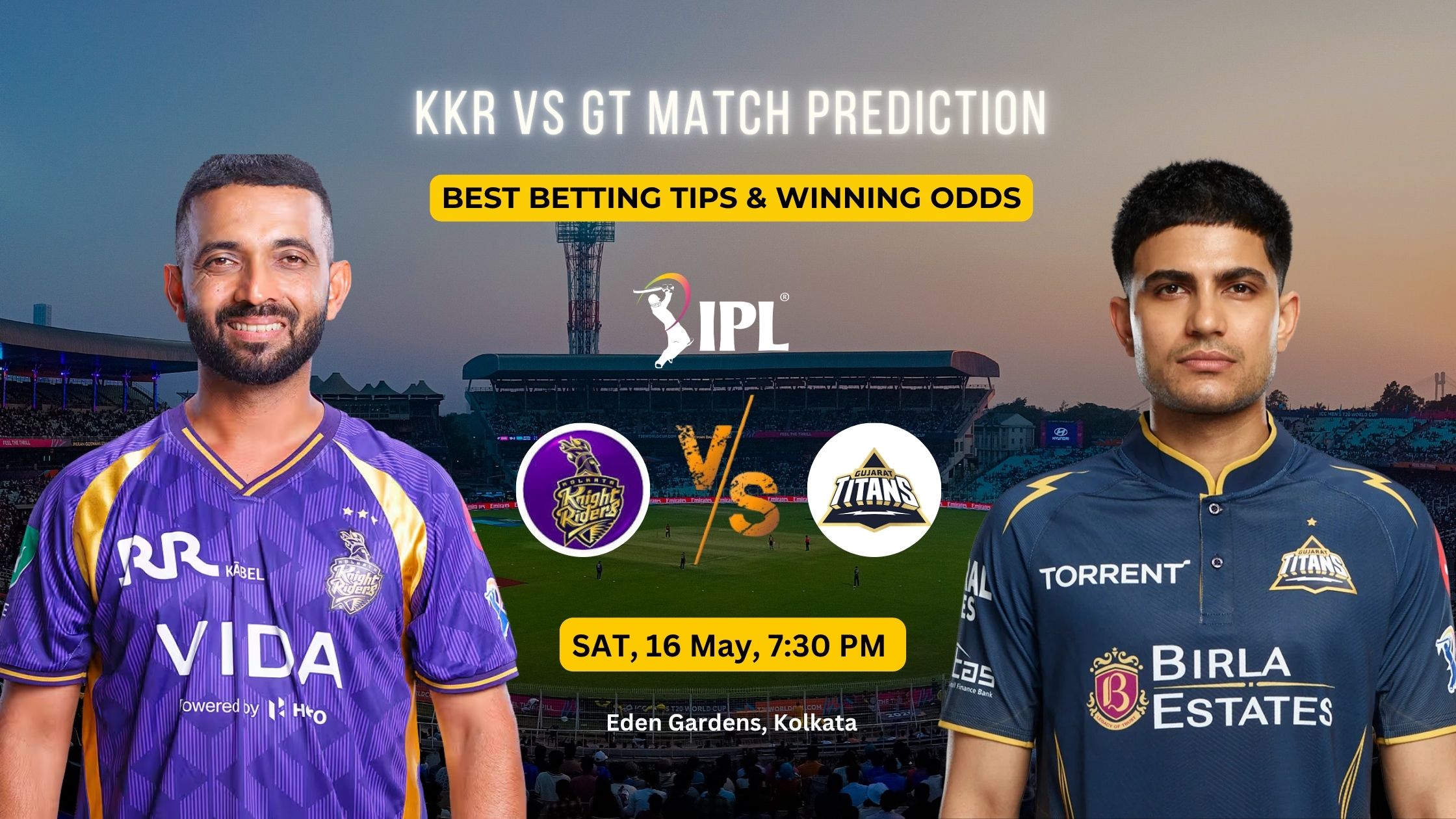 KKR vs GT Match Prediction