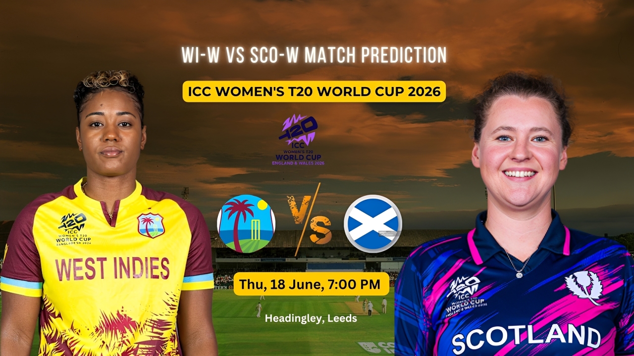 WI-W vs SCO-W Match Prediction